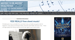 Desktop Screenshot of music-for-music-teachers.com