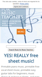 Mobile Screenshot of music-for-music-teachers.com